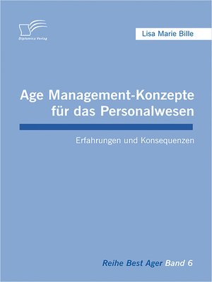 cover image of Age Management-Konzepte für das Personalwesen